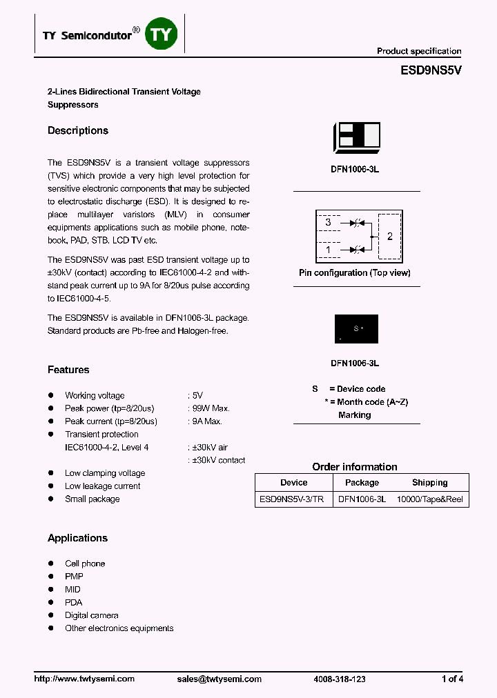 ESD9NS5V_7726201.PDF Datasheet