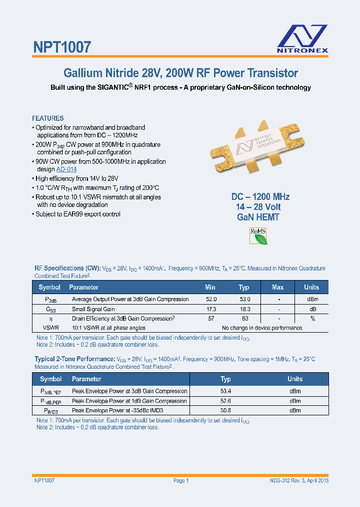 NPT1007_7726690.PDF Datasheet