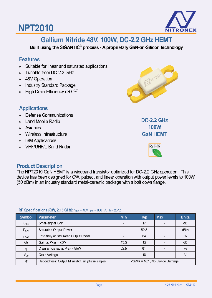 NPT2010_7726717.PDF Datasheet