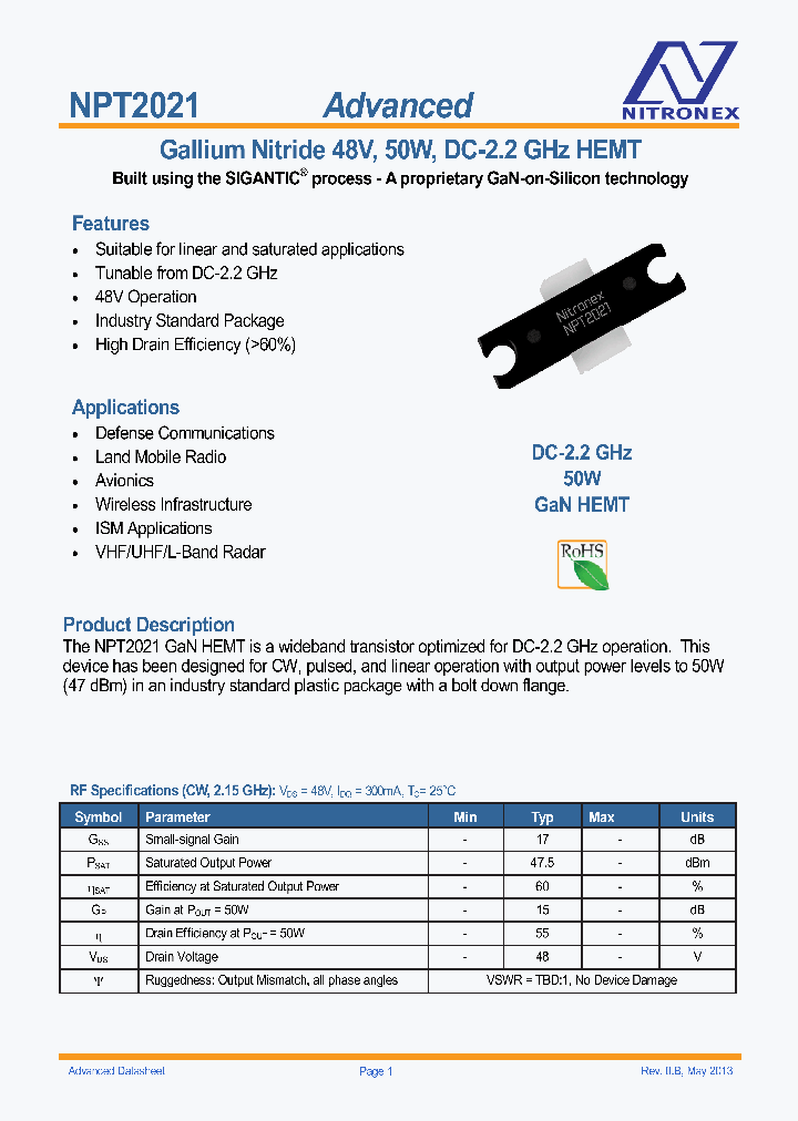 NPT2021-DC-2P2GHZ-50W_7726720.PDF Datasheet