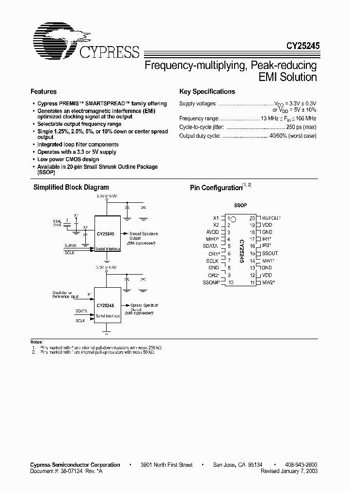 CY25245_7727161.PDF Datasheet