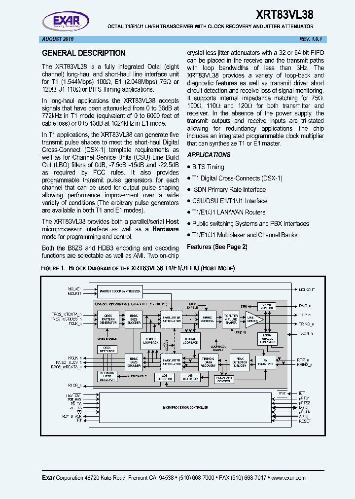XRT83VL38IB_7727404.PDF Datasheet