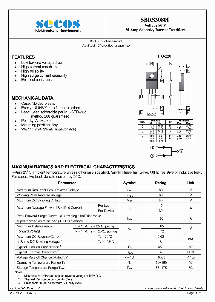 SBRS3080F_7727769.PDF Datasheet