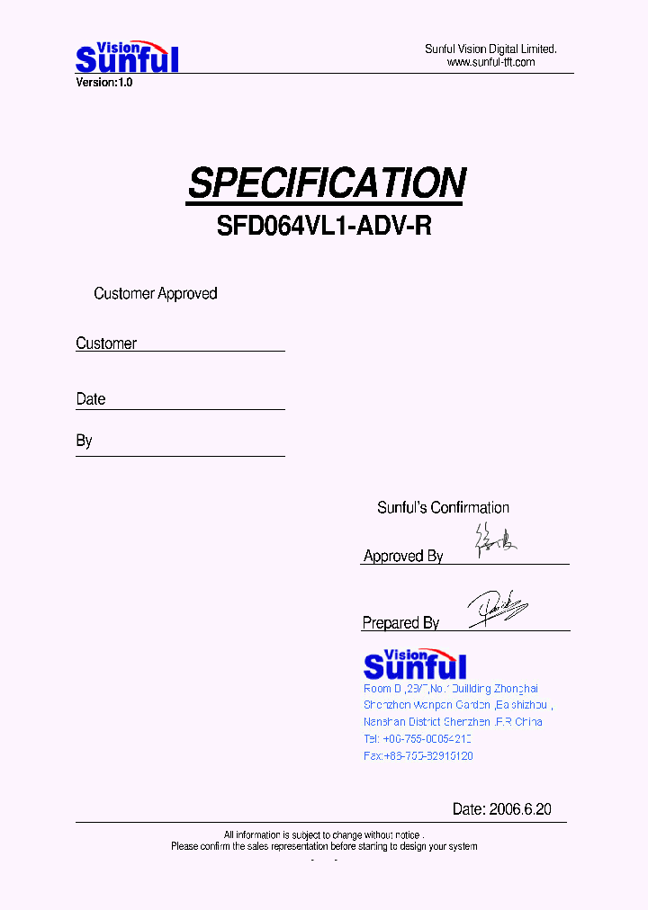 SFD064VL1-ADV-R_7727853.PDF Datasheet