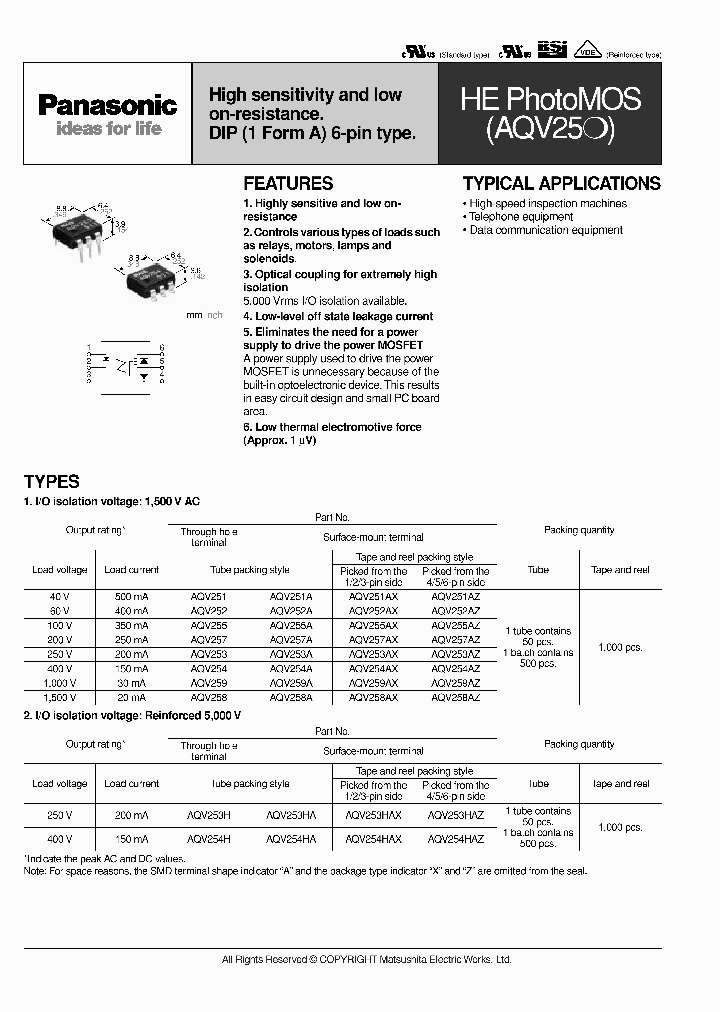 AQV255_7728099.PDF Datasheet