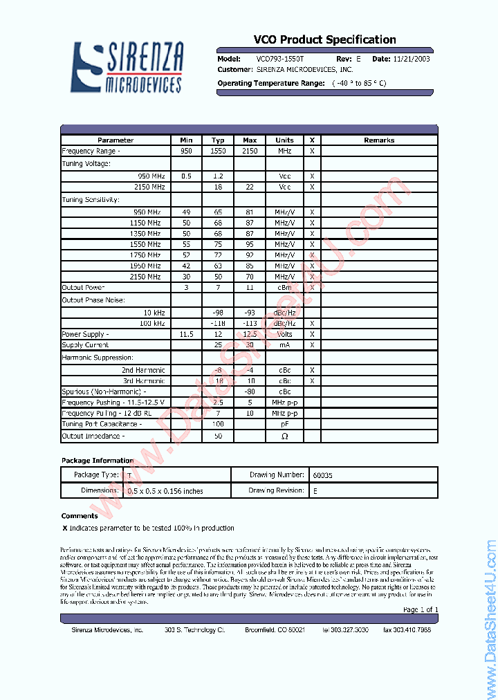 VCO793-1550T_7728615.PDF Datasheet
