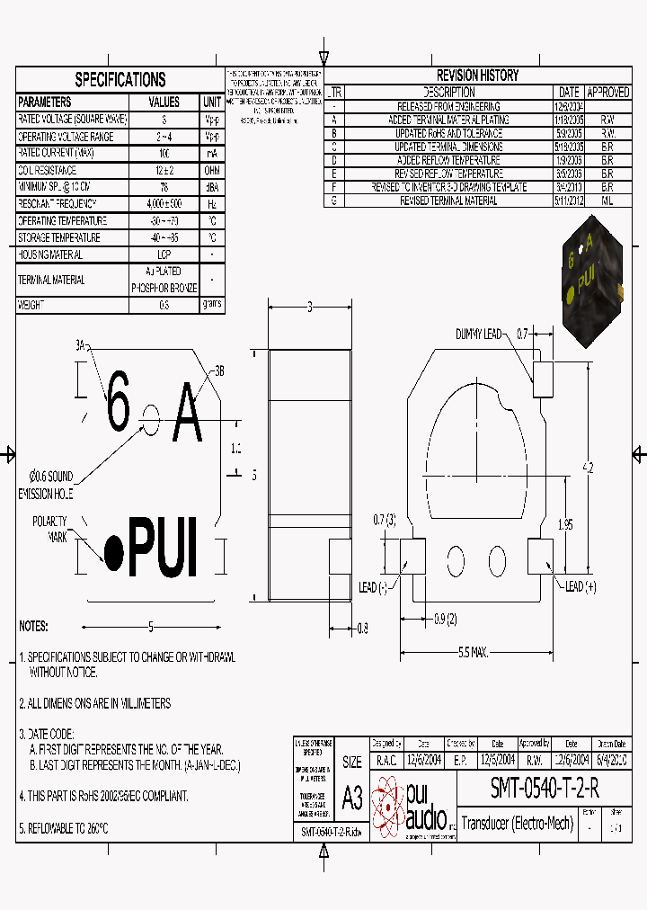 SMT-0540-T-2-R_7729340.PDF Datasheet