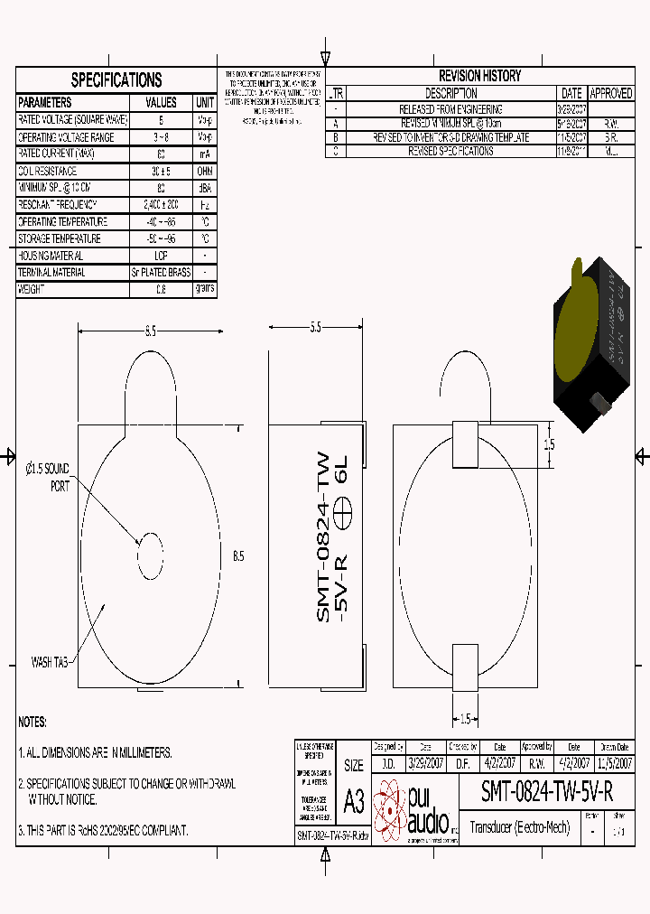 SMT-0824-TW-5V-R_7729345.PDF Datasheet