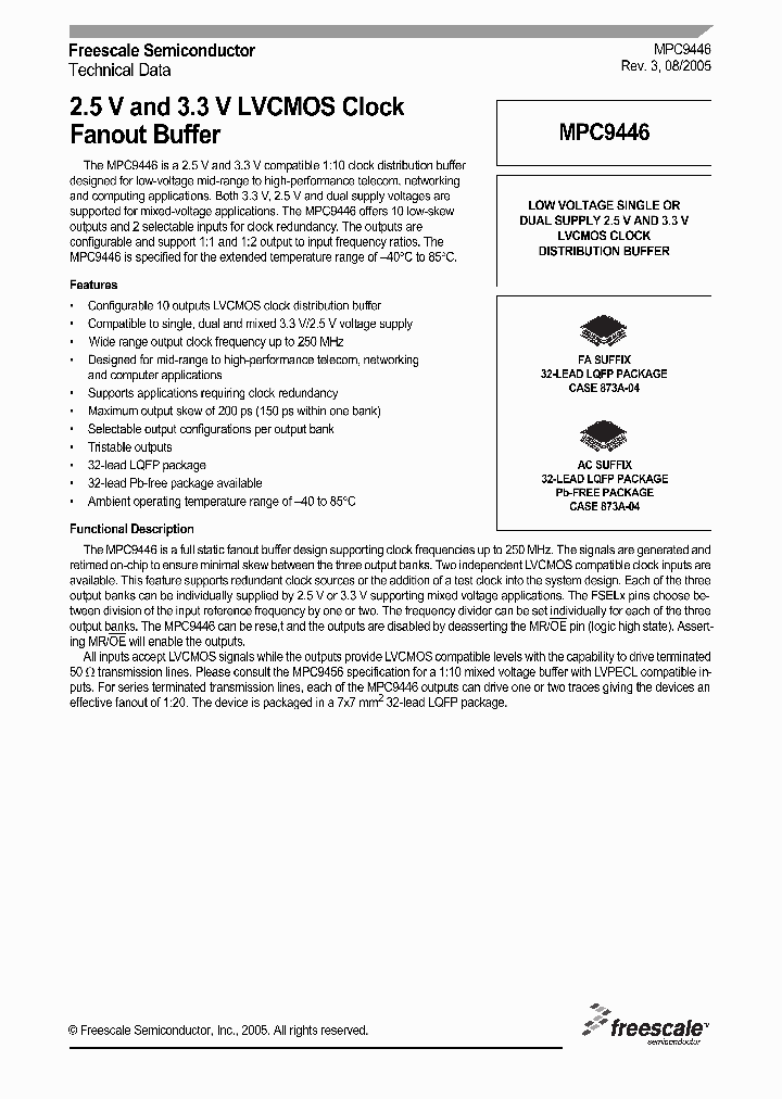 MPC9446_7730035.PDF Datasheet