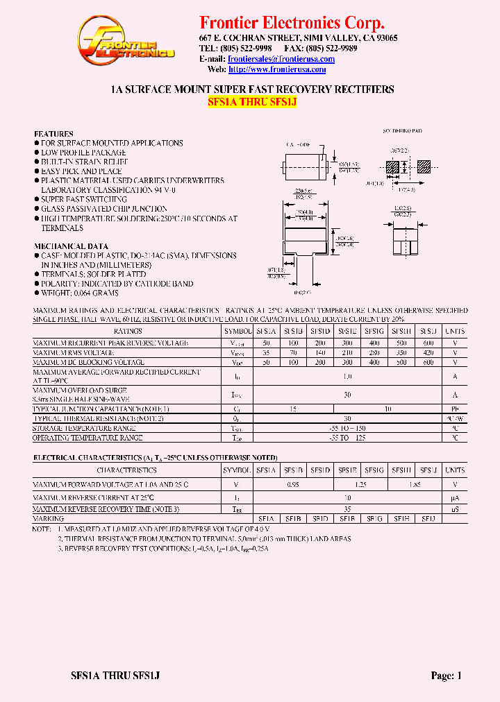 SFS1J_7730606.PDF Datasheet