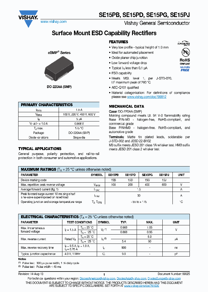 SE15PG-E3_7730826.PDF Datasheet