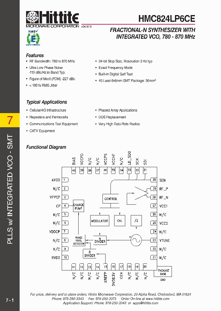 HMC824LP6CE10_7730987.PDF Datasheet
