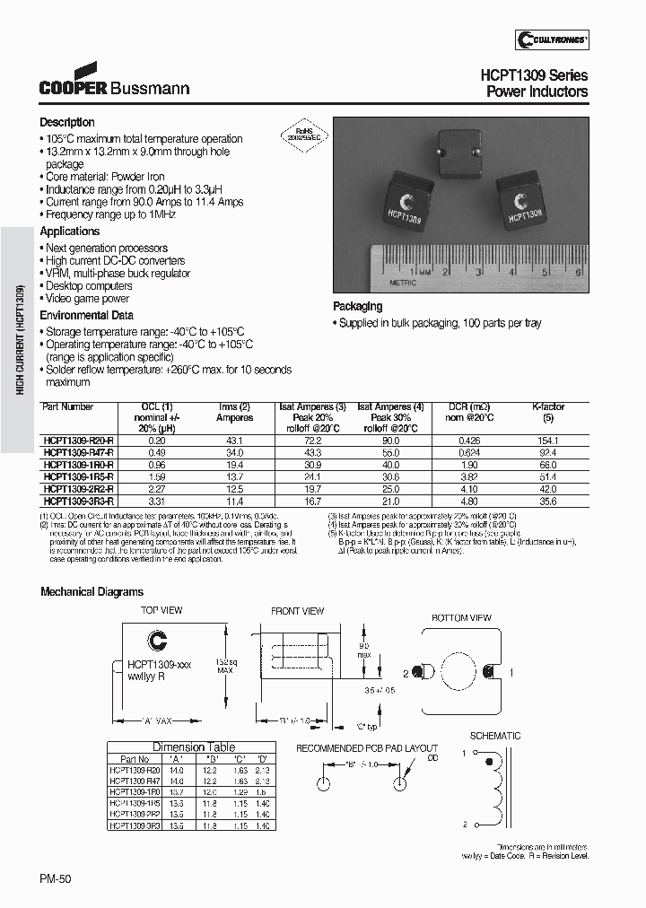 HCPT1309-3R3-R_7731069.PDF Datasheet