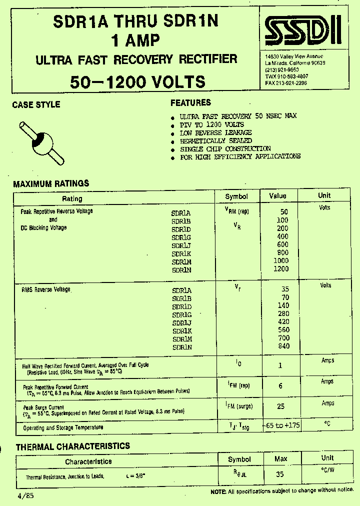 SDR1X_7730475.PDF Datasheet