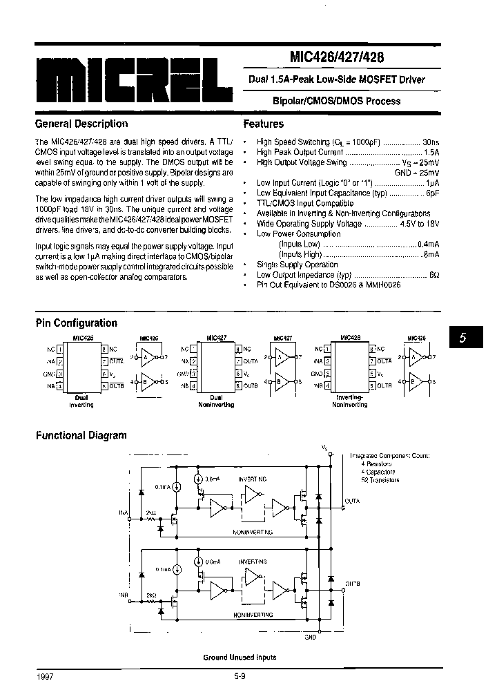 MIC426CMTAMPR_7731219.PDF Datasheet