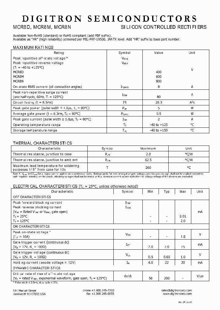 MCR8D_7731938.PDF Datasheet