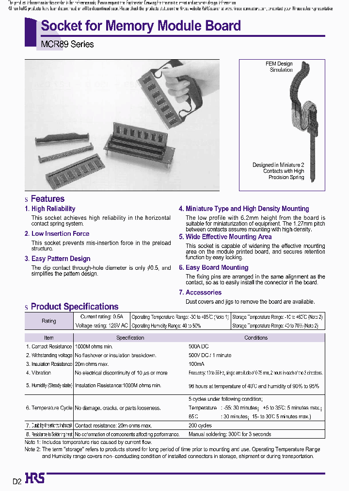 MCR89_7731926.PDF Datasheet