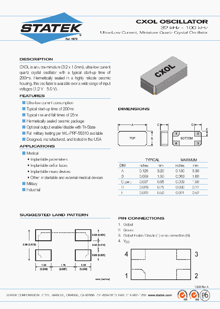 CXOL_7732883.PDF Datasheet