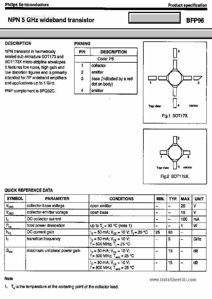 BFP96_7733005.PDF Datasheet