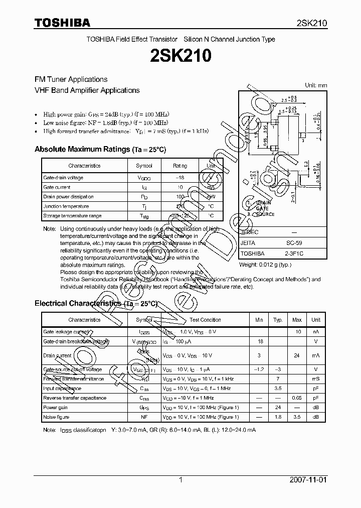 2SK210_7733947.PDF Datasheet