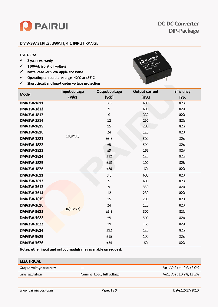 DMV-3W_7733963.PDF Datasheet