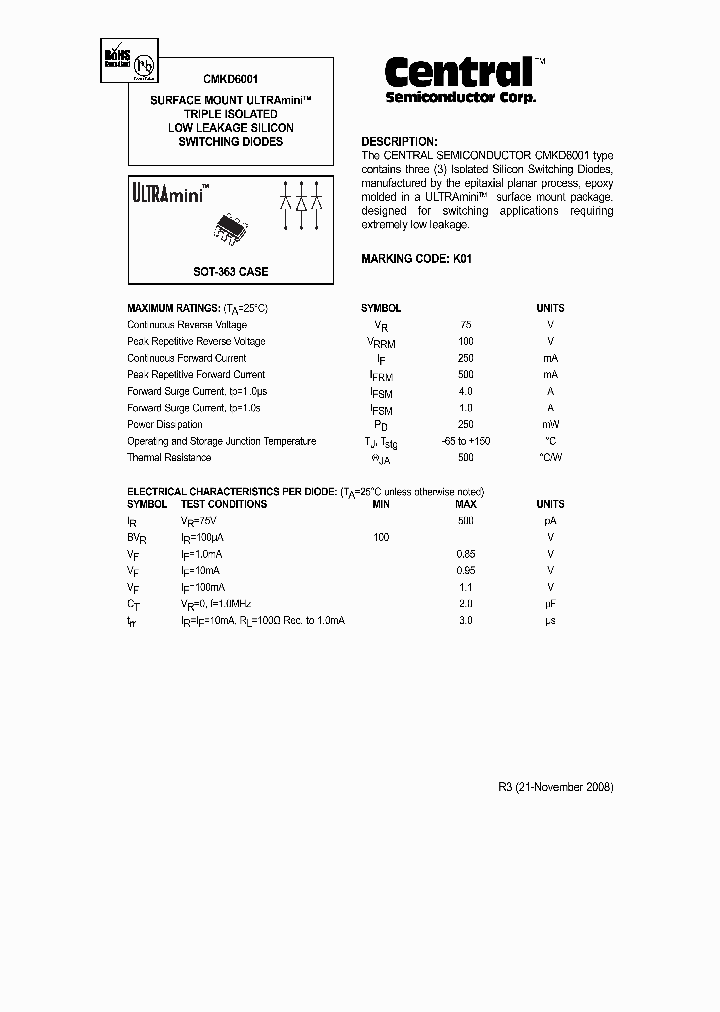 CMKD6001LEADFREE_7734724.PDF Datasheet