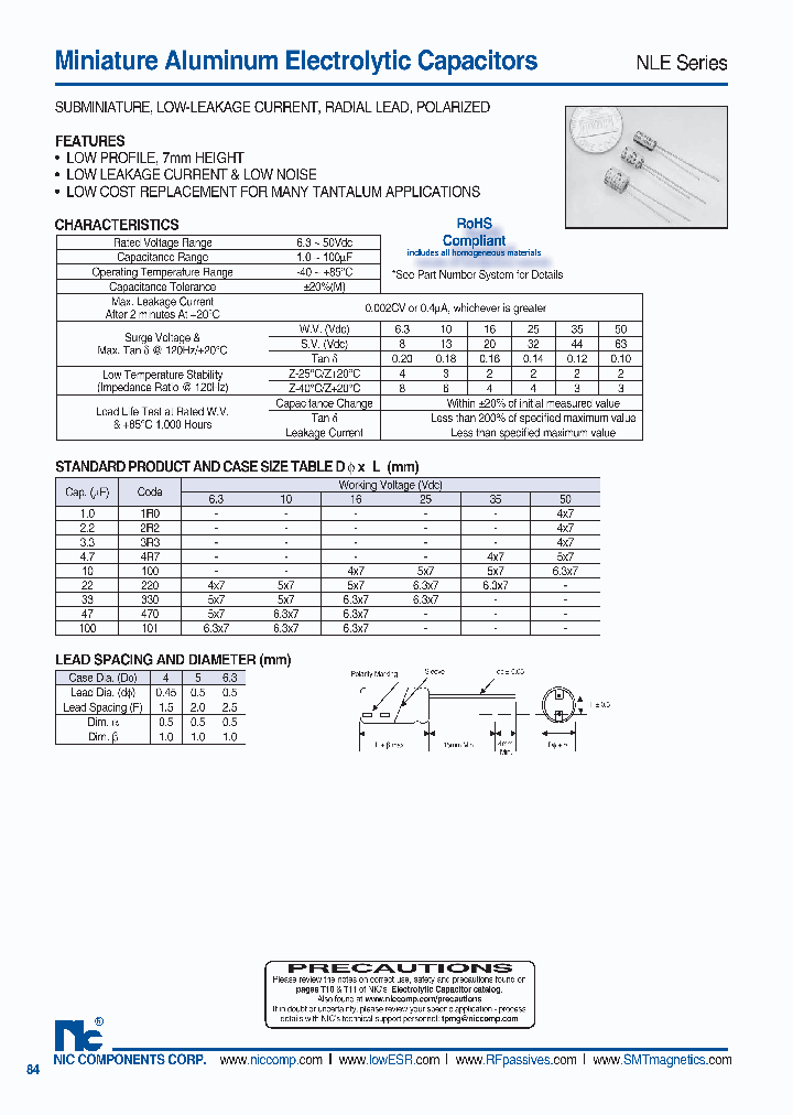 NLE100M16V4X7F_7736363.PDF Datasheet