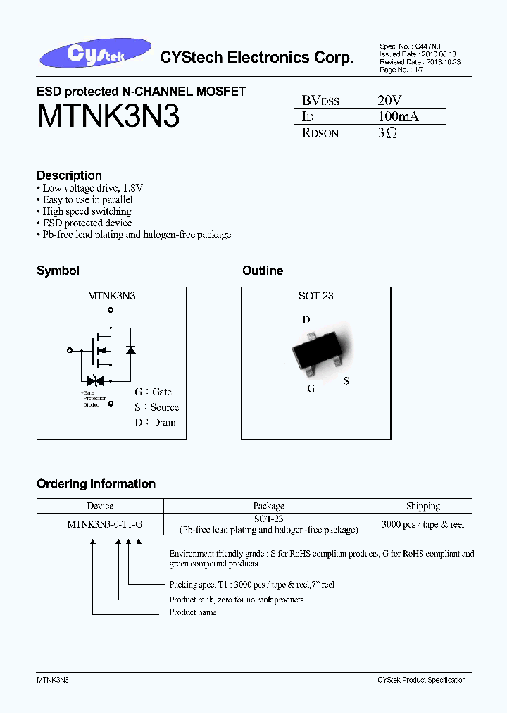 MTNK3N3-0-T1-G_7737569.PDF Datasheet