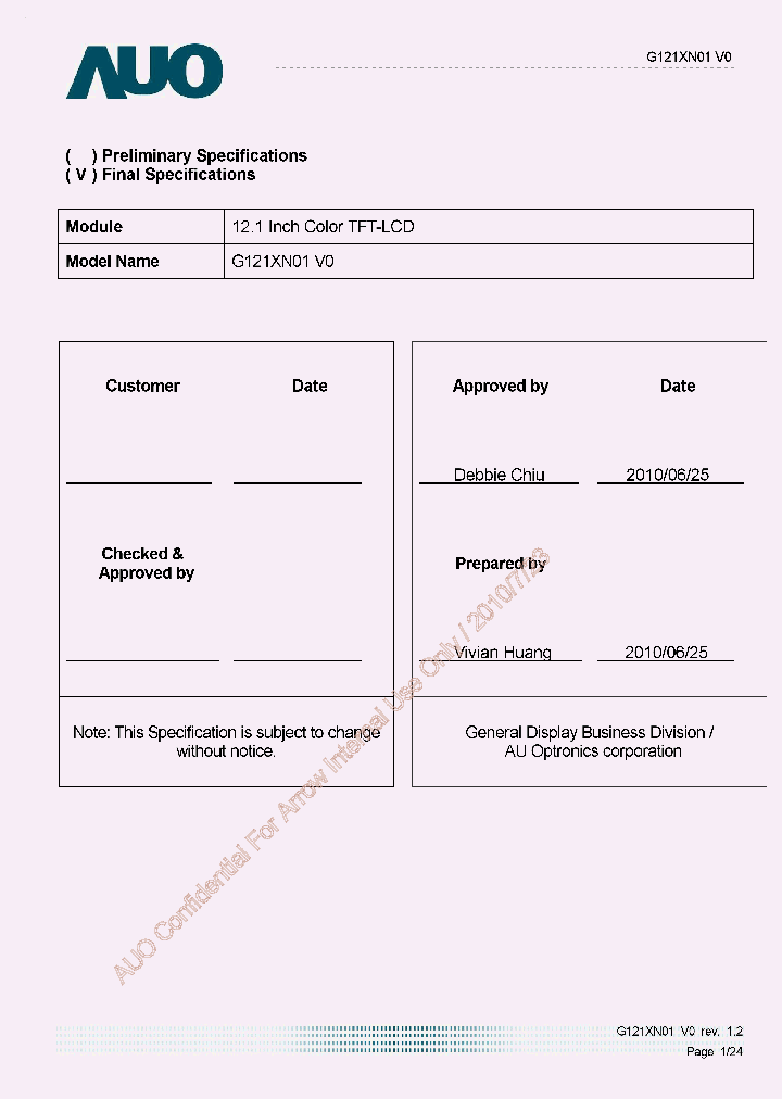 G121XN01-V0_7738072.PDF Datasheet