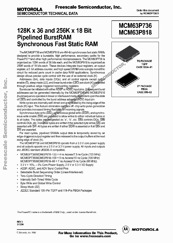 MCM63P736ZP100_7738055.PDF Datasheet