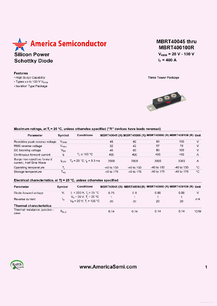 MBRT40045R_7738400.PDF Datasheet