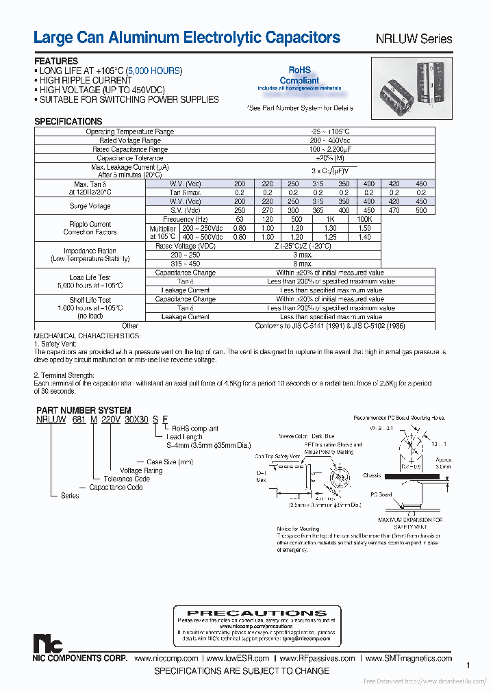 NRLUW561M400V30X45SF_7738793.PDF Datasheet