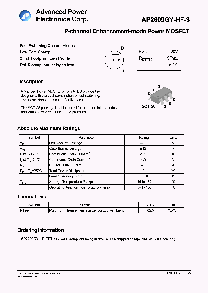 AP2609GY-HF-3_7739567.PDF Datasheet