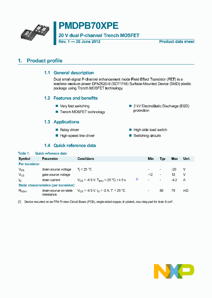 PMDPB70XPE_7741021.PDF Datasheet
