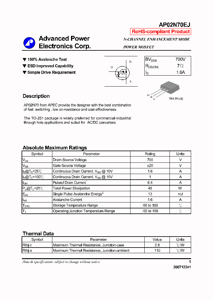 AP02N70EJ_7741491.PDF Datasheet
