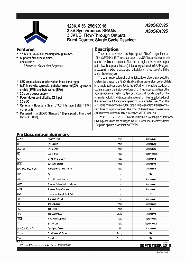 AS8C403625-QC75N_7741644.PDF Datasheet