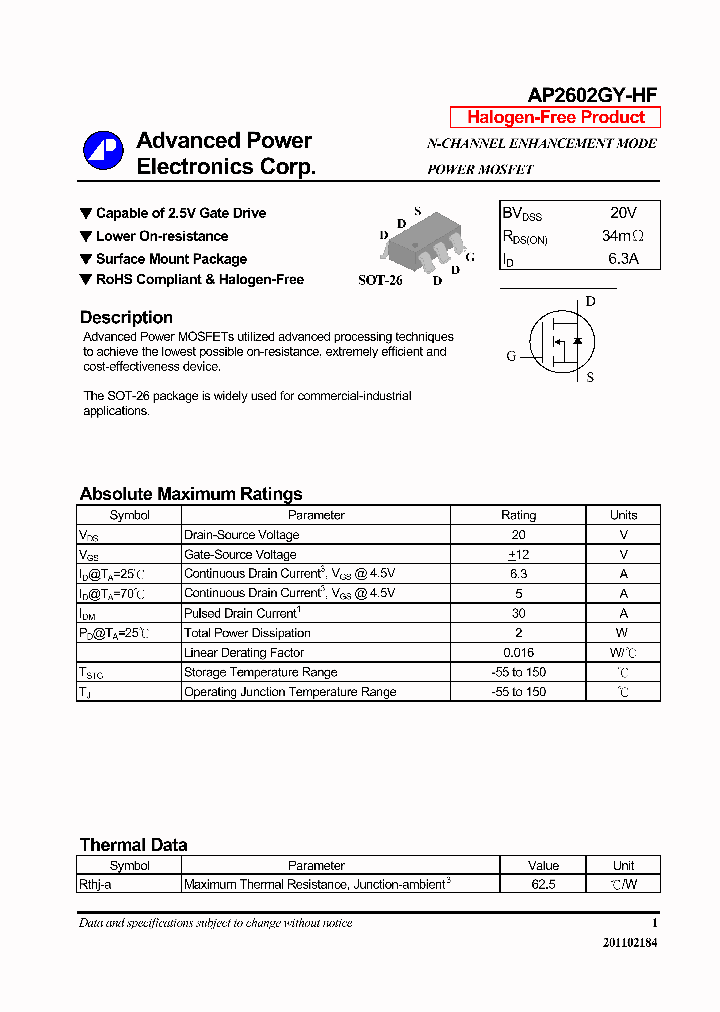 AP2602GY-HF14_7742332.PDF Datasheet