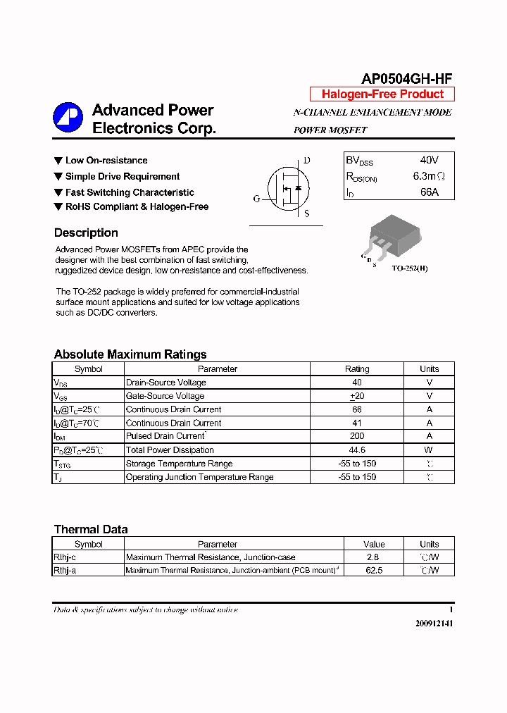AP0504GH-HF_7742896.PDF Datasheet