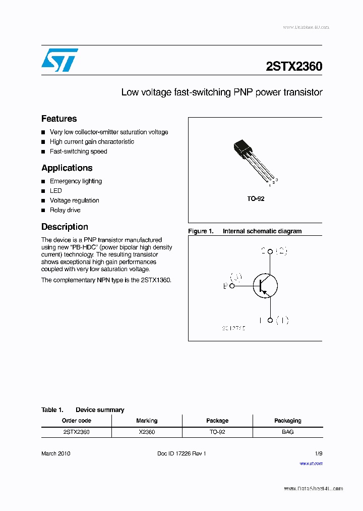 2STX2360_7743078.PDF Datasheet