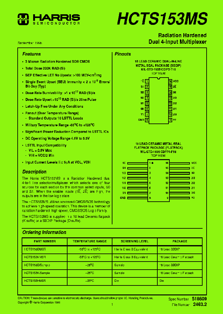 HCTS153HMSR_7739487.PDF Datasheet