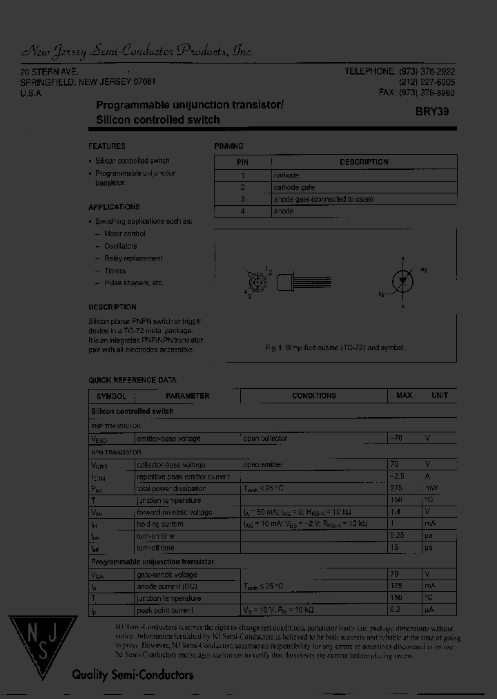 BRY39_7743327.PDF Datasheet