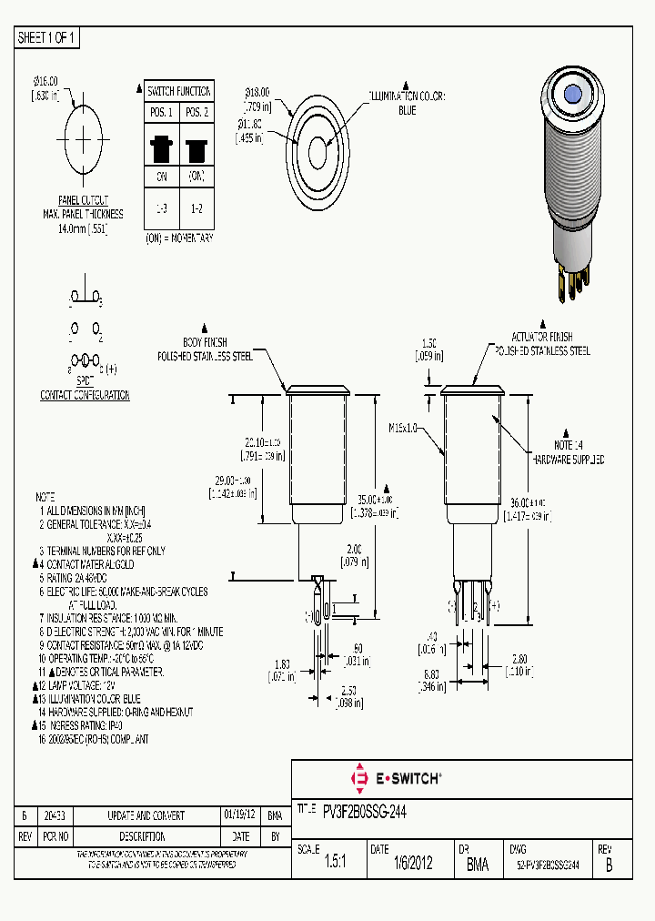 52-PV3F2B0SSG244_7750067.PDF Datasheet