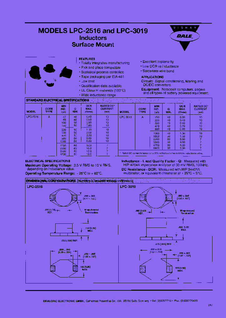 LPC25161000UHA_7750413.PDF Datasheet