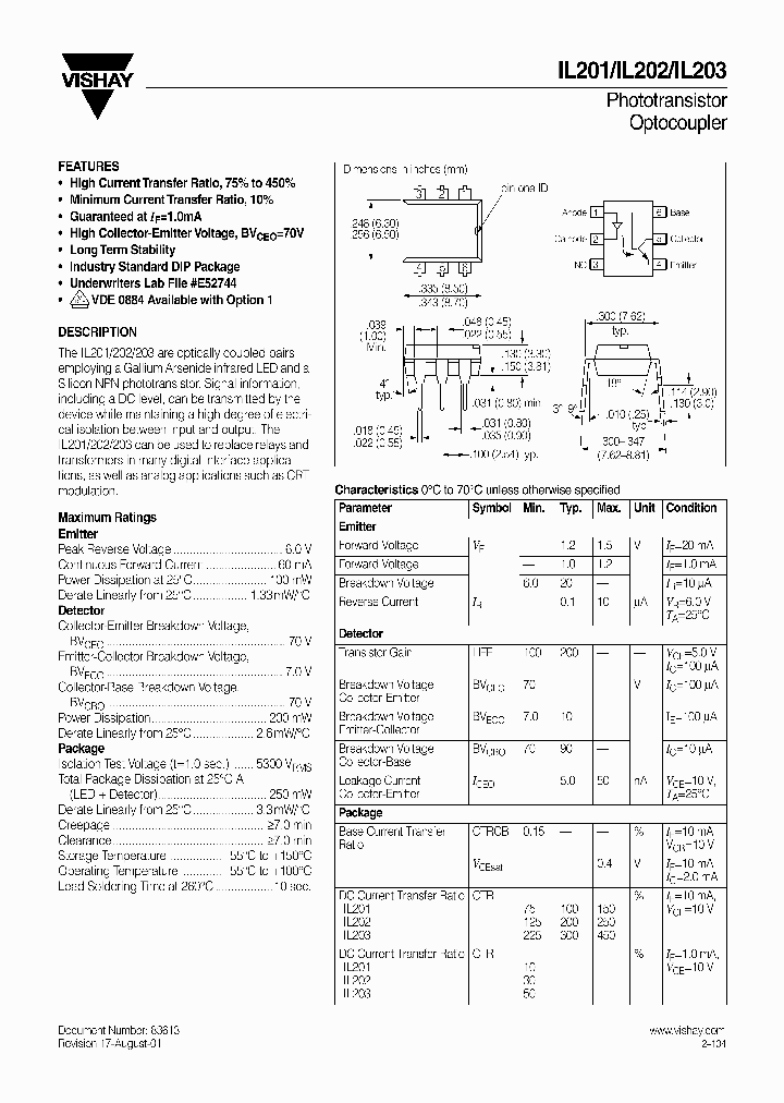 IL203-X001_7749501.PDF Datasheet