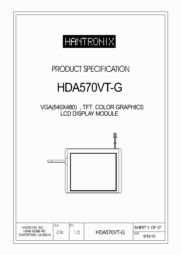 HDA570VT-G_7754519.PDF Datasheet