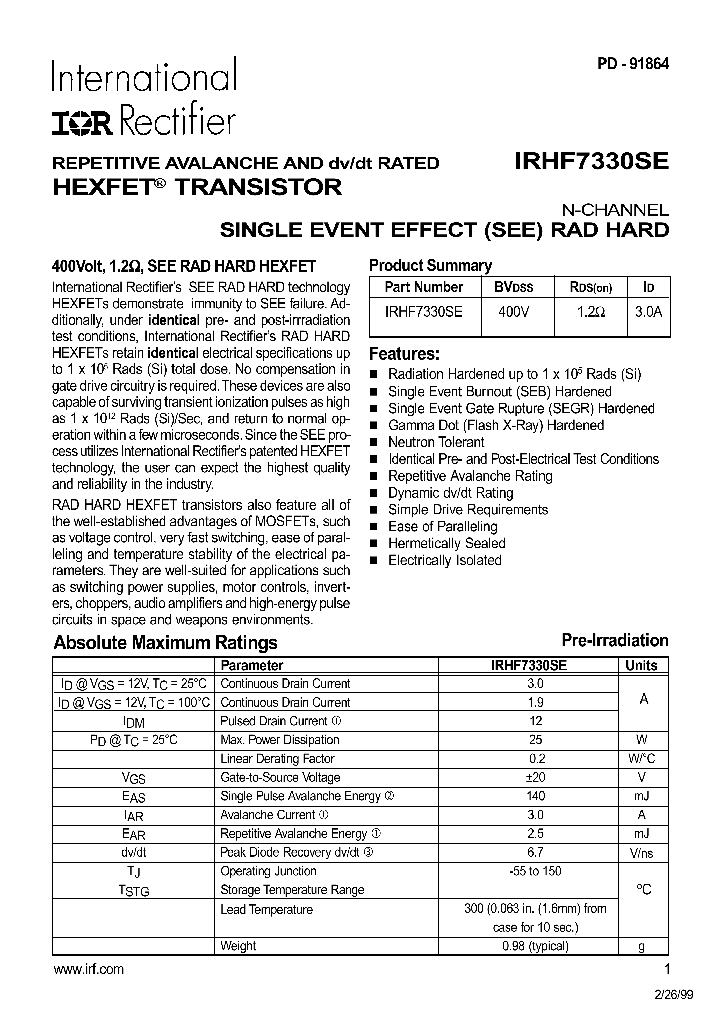 IRHF7330SE_7745623.PDF Datasheet
