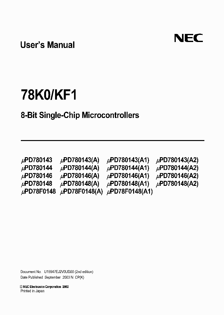 UPD780143_7749333.PDF Datasheet