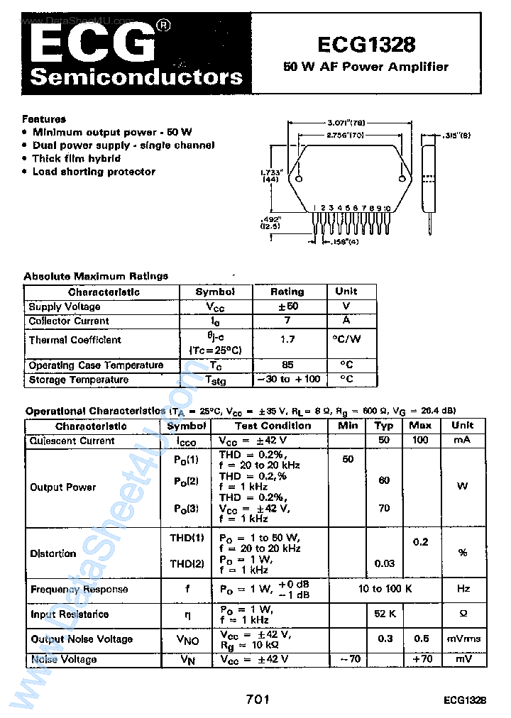 ECG1328_7738738.PDF Datasheet