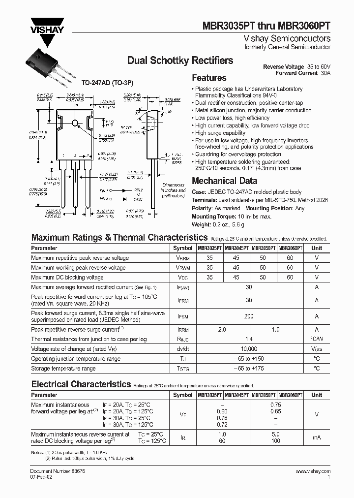 MBR3050PT_7752516.PDF Datasheet