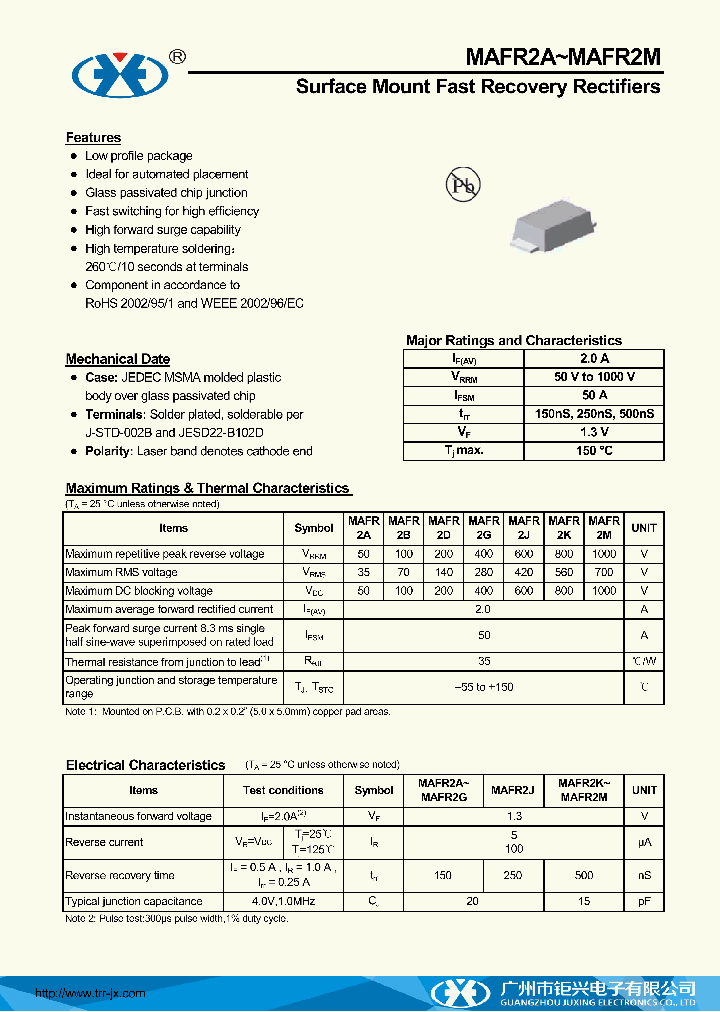 MAFR2G_7765376.PDF Datasheet